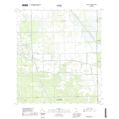 2021 Map of Goddens Strand, 2021 Print