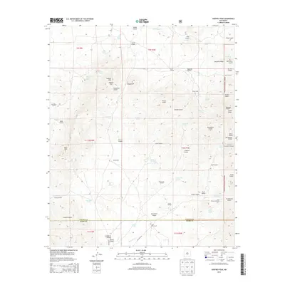 2013 Map of Godfrey Peak, 2013 Print