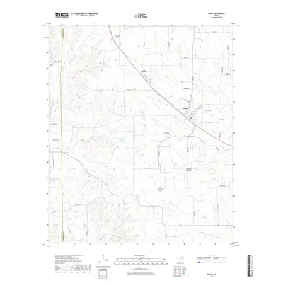 2019 Map of Godley, 2019 Print