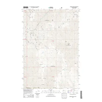 2014 Map of Godman Spring, 2014 Print