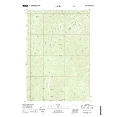 2020 Map of Godman Spring, 2020 Print