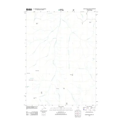 2012 Map of Gods Pocket Peak, 2012 Print