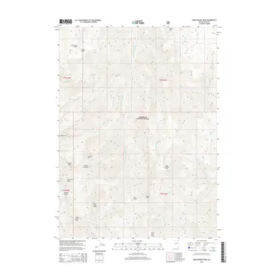 2014 Map of Gods Pocket Peak, 2014 Print