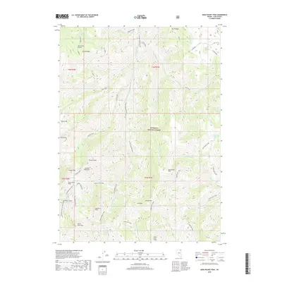 2018 Map of Gods Pocket Peak, 2018 Print
