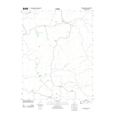 2012 Map of Goerlisch Ridge, 2012 Print