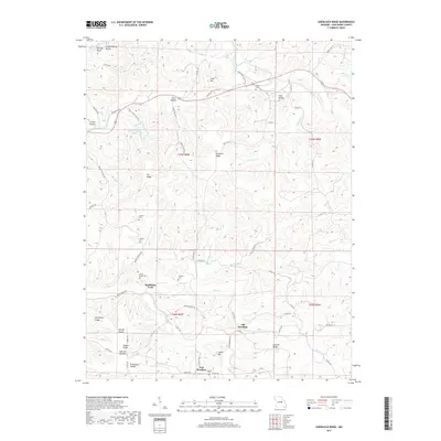 2017 Map of Goerlisch Ridge, 2017 Print