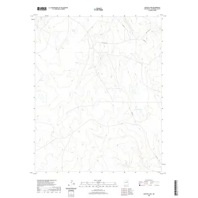 2020 Map of Goetsch Lake, 2020 Print