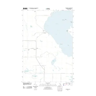 2011 Map of Goetzville, 2011 Print