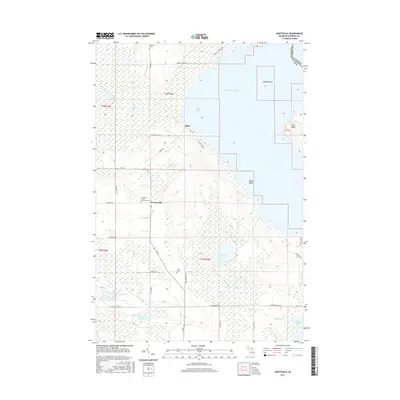 2017 Map of Goetzville, 2017 Print