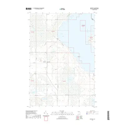 2019 Map of Goetzville, 2019 Print