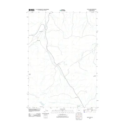 2012 Map of Goff Lake, 2012 Print