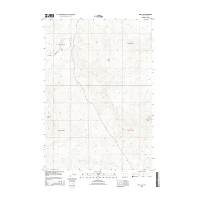 2015 Map of Goff Lake, 2015 Print