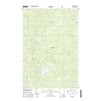 2017 Map of Gogebic, 2017 Print