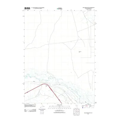 2011 Map of Golconda Butte, 2011 Print