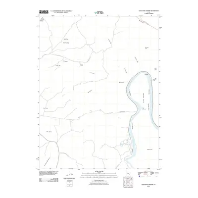 2010 Map of Gold Bar Canyon, 2010 Print