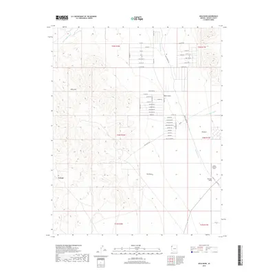 2018 Map of Gold Basin, 2018 Print