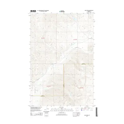 2014 Map of Gold Creek, 2014 Print