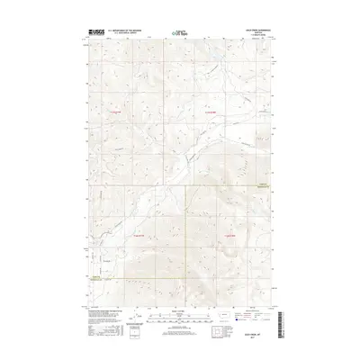 2017 Map of Gold Creek, 2017 Print