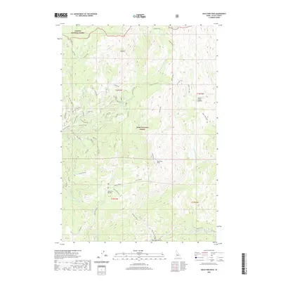 2020 Map of Gold Fork Rock, 2020 Print