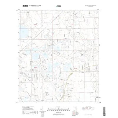 2018 Map of Gold Head Branch, 2018 Print