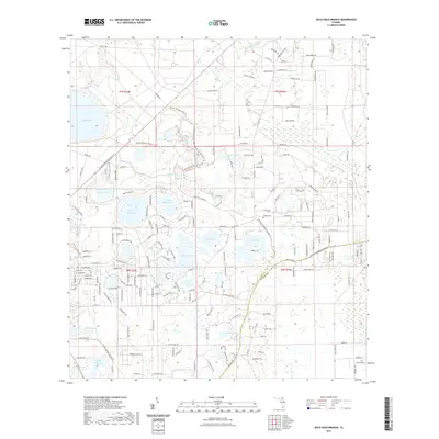 2021 Map of Gold Head Branch, 2021 Print
