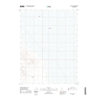 2020 Map of Gold Hill Wash, 2020 Print