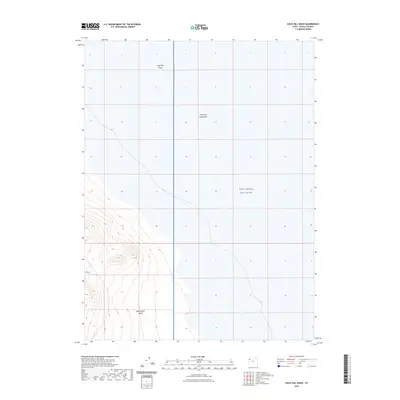 2023 Map of Gold Hill Wash, 2023 Print