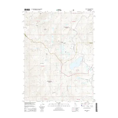 2015 Map of Gold Lake, 2015 Print