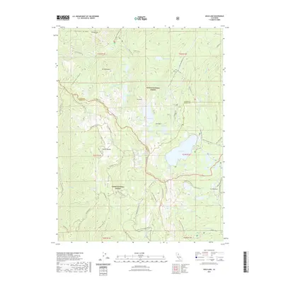 2021 Map of Gold Lake, 2021 Print