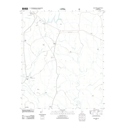 2011 Map of Gold Mine, 2011 Print
