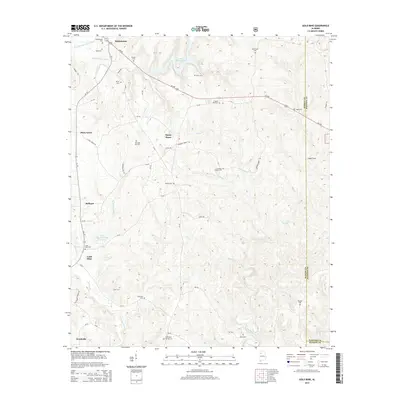 2014 Map of Gold Mine, 2014 Print