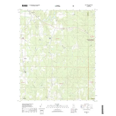 2018 Map of Gold Mine, 2018 Print