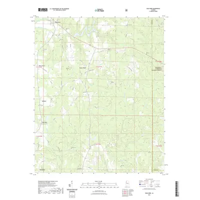 2021 Map of Gold Mine, 2021 Print