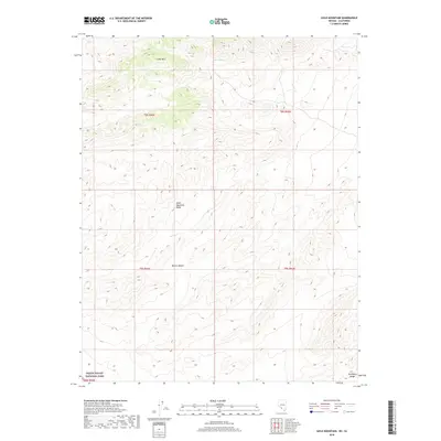 2018 Map of Gold Mountain, 2018 Print