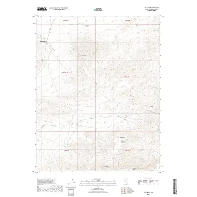 2018 Map of Gold Point, 2018 Print