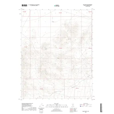 2018 Map of Gold Point SW, 2018 Print