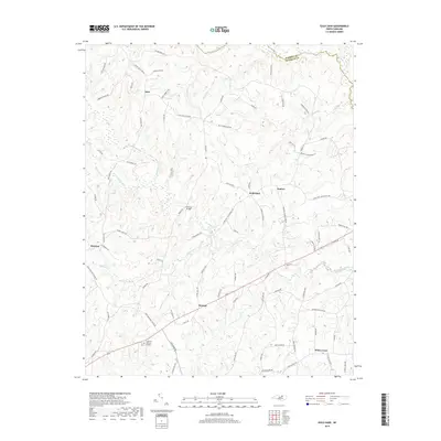 2019 Map of Gold Sand, 2019 Print