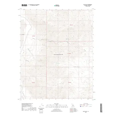 2018 Map of Gold Valley, 2018 Print