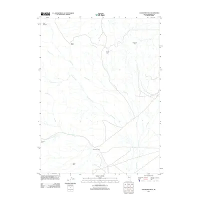 2011 Map of Goldbanks Hills, 2011 Print