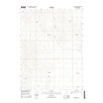 2014 Map of Goldbanks Hills, 2014 Print