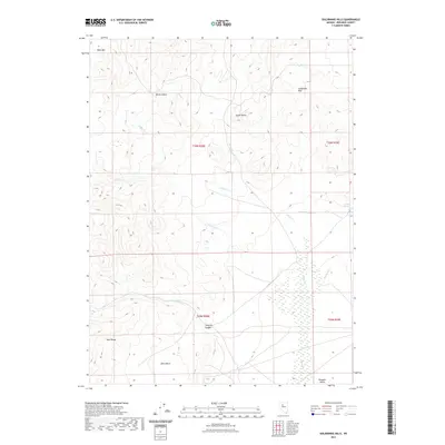 2021 Map of Goldbanks Hills, 2021 Print