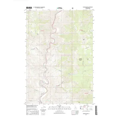 2017 Map of Goldbug Ridge, 2017 Print