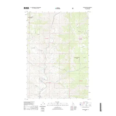 2020 Map of Goldbug Ridge, 2020 Print