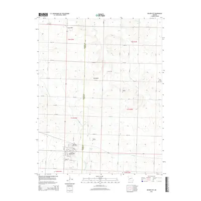 2015 Map of Golden City, 2015 Print