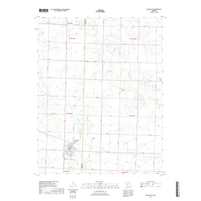 2017 Map of Golden City, 2017 Print