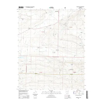 2014 Map of Golden City, 2014 Print