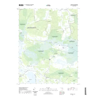 2019 Map of Golden Hill, 2019 Print