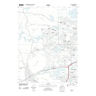2010 Map of Golden, 2010 Print
