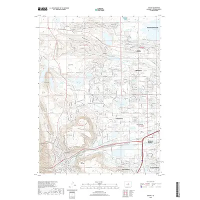2019 Map of Golden, 2019 Print
