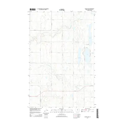 2014 Map of Golden Lake, 2014 Print